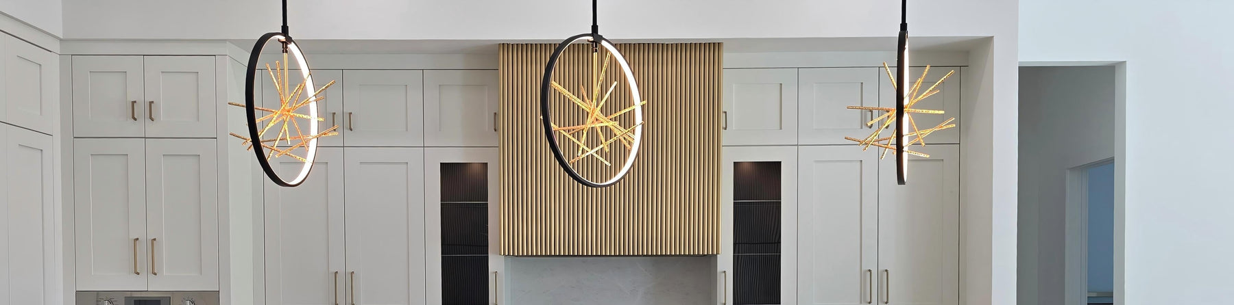 Custom Ribs Design Brass Range Hood Project in Naples, Florida