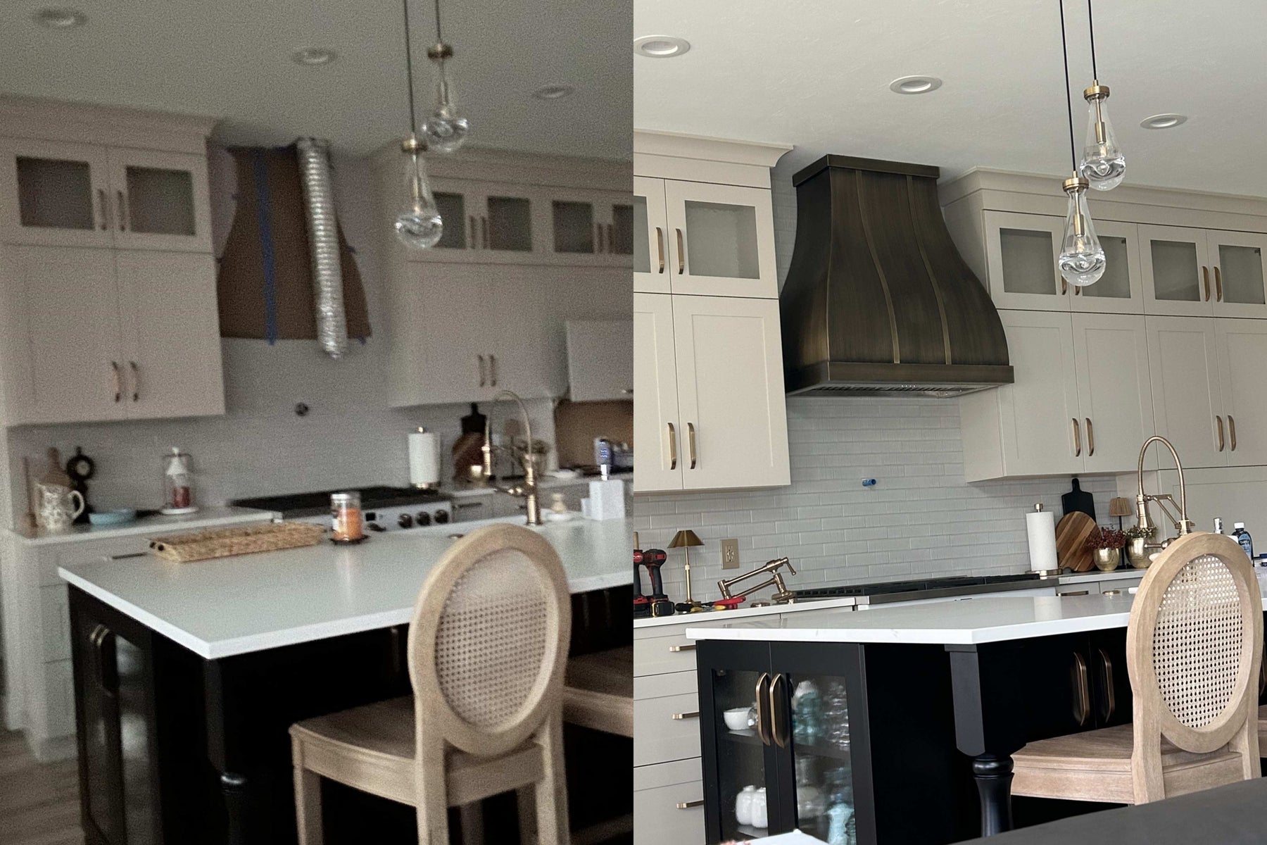 Real Homes with Stunning Custom Brass Range Hoods