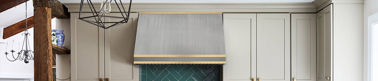 Angled Stainless Steel Range Hoods