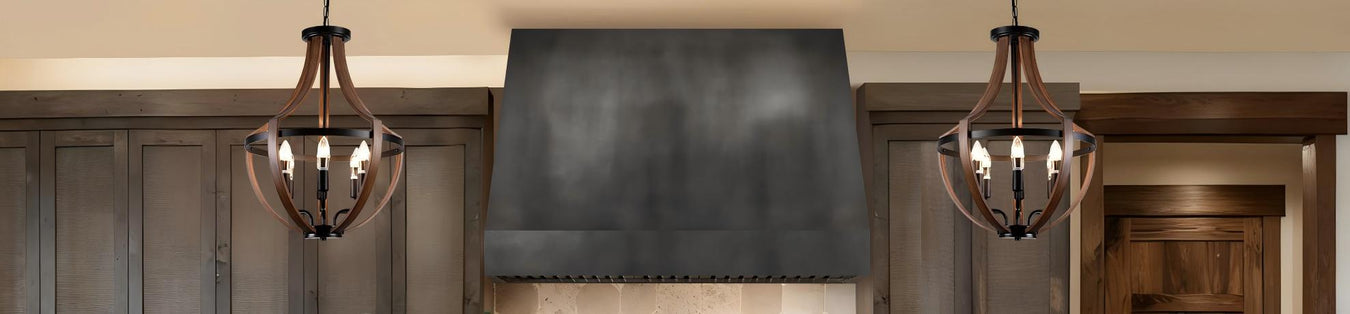 RHM Taper Zinc Range Hood Antique Feeling ZH34-ABZ