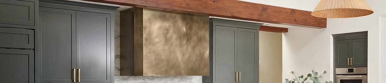 Box Brass Range Hood