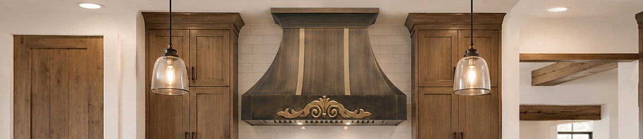 Curve Brass Range Hood