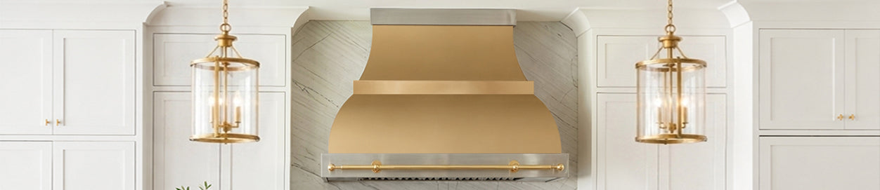 Bell Brass Range Hood