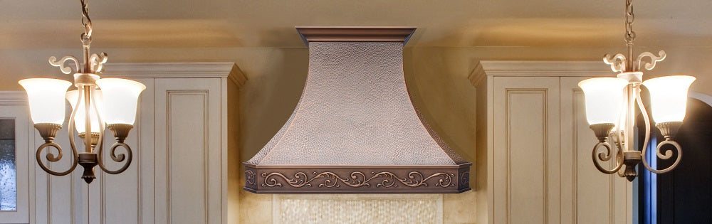 Curved Copper Range Hoods (Tuscan Style)