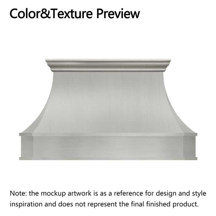 RHM Sweep Custom Metal Range Hood H3-C2BTRM for Darren