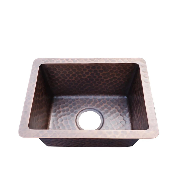 Custom Copper Undermounted Kitchen Sinks Single Bowl for Mike