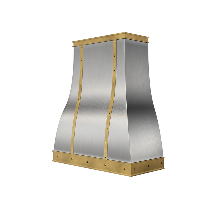RHM Bell Stainless Steel Custom Range Hood H1 for John's Project