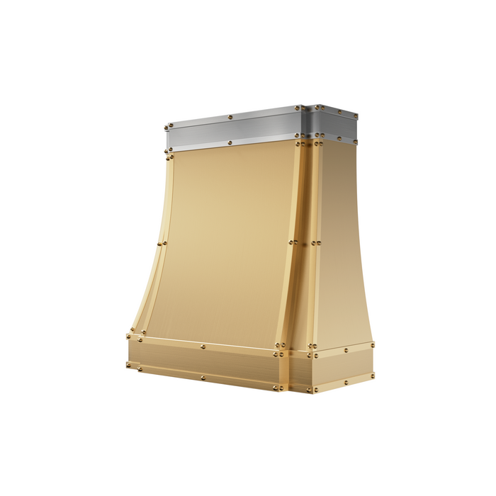 RHM Custom Range Hood Modern Curve Design H33-R9BS for Jennelle