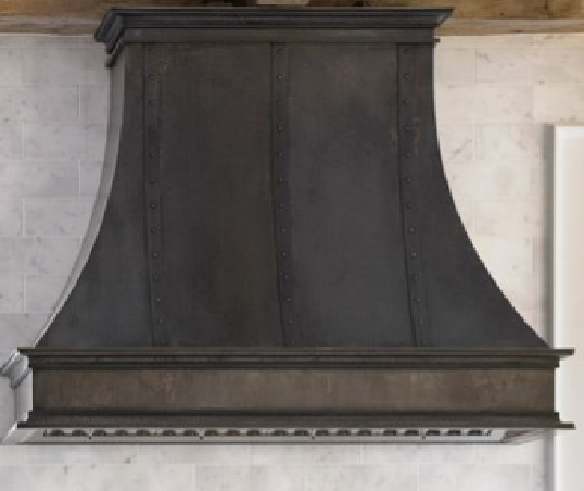 RHM Custom Zinc Range Hoods H7 for Hawn Project