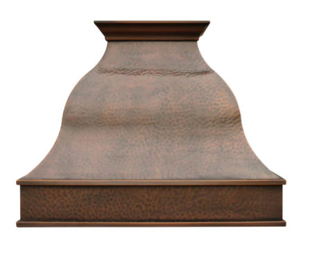 RHM S-Curved Custom Copper Kitchen Hood for Kim_Balance