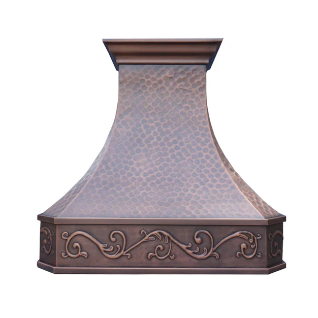RHM Copper Custom Range Hood for Vasilios
