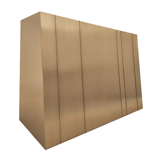 RHM Custom Brass Kitchen Hood for Lindsay