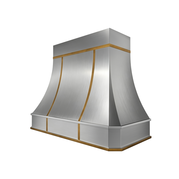 RHM Bell Stainless Steel Custom Range Hood H1 for John's Project