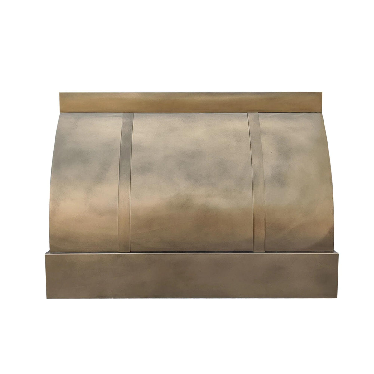 RHM Sweep Brass Custom Range Hood for Liz — Rangehoodmaster