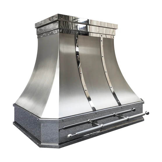 RHM Sweep Custom Stainless Steel Kitchen Hoods H7-STR for Michal
