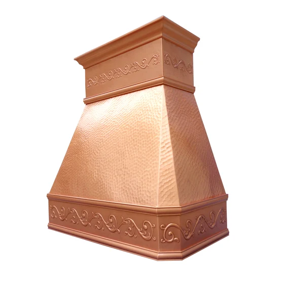 RHM Custom Copper Range Hood for Leslie