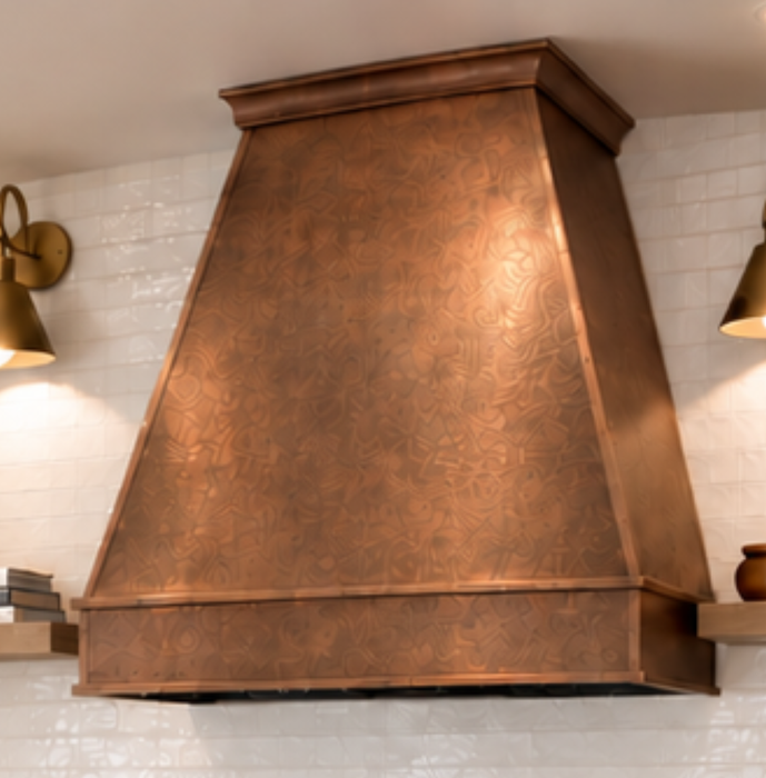 RHM Custom Copper Range Hood for Julie