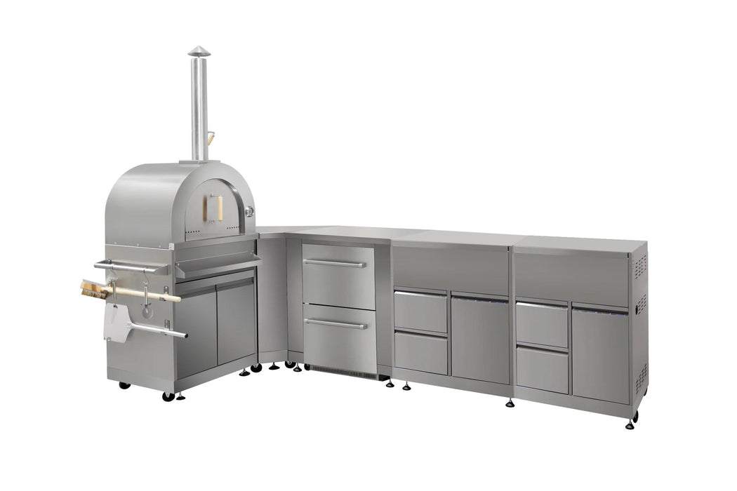 RHM 6-Piece Stainless Steel Outdoor Kitchen Package for Ron