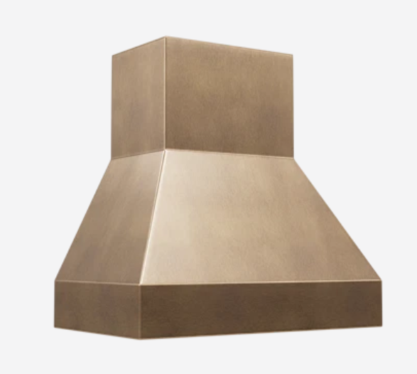 RHM Modern Custom Copper Kitchen Hood Box Shape for Doris