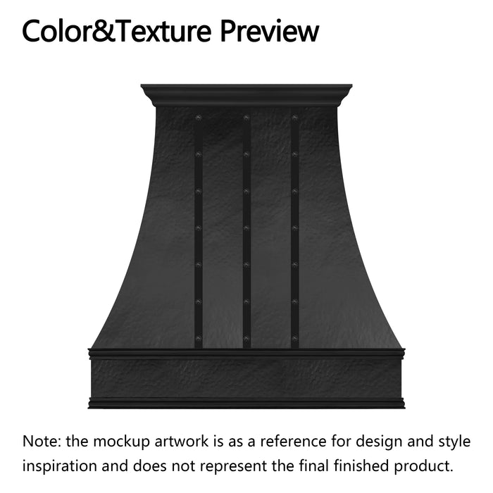 RHM Copper Custom Kitchen Hood for Taryn