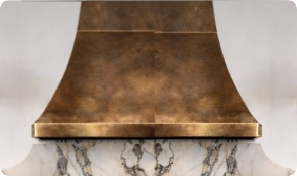RHM Customized Brass Range Hood H7 for Kimberly