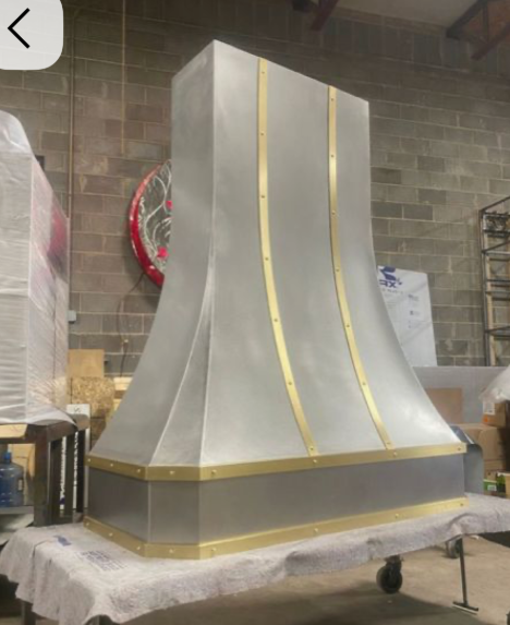 RHM Custom Stainless Steel Custom Range Hood H3 for Tracey