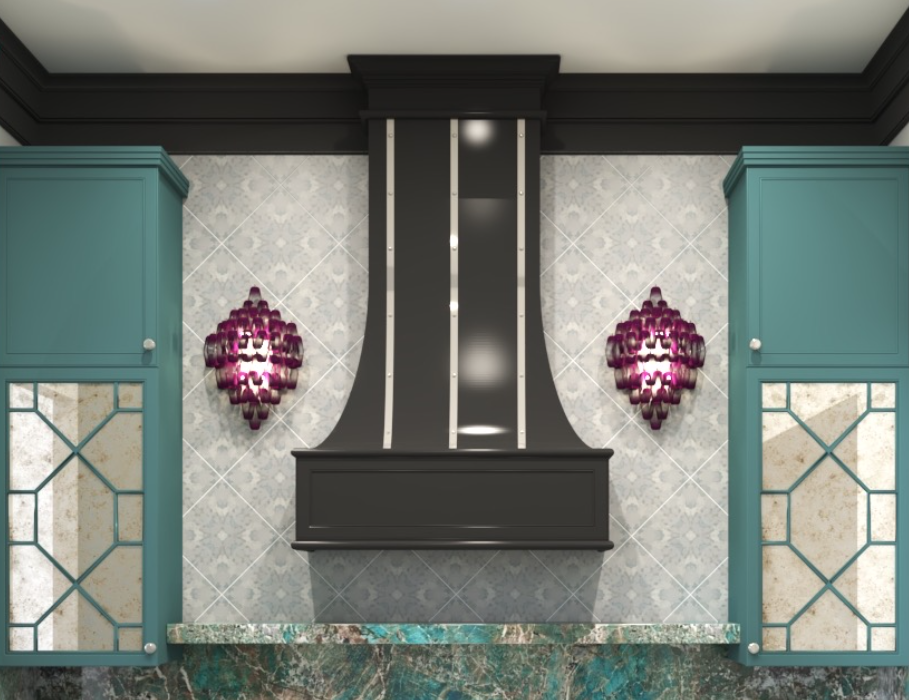 RHM Custom Stainless Range Hood H7 for Coraline