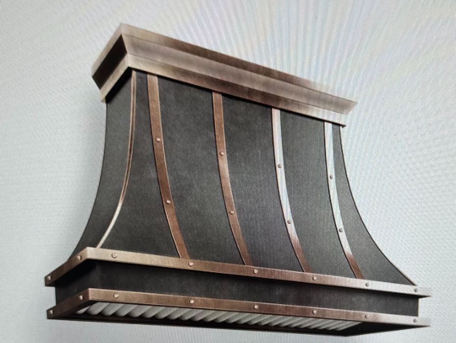 RHM custom metal kitchen range hoods base price for Joseph