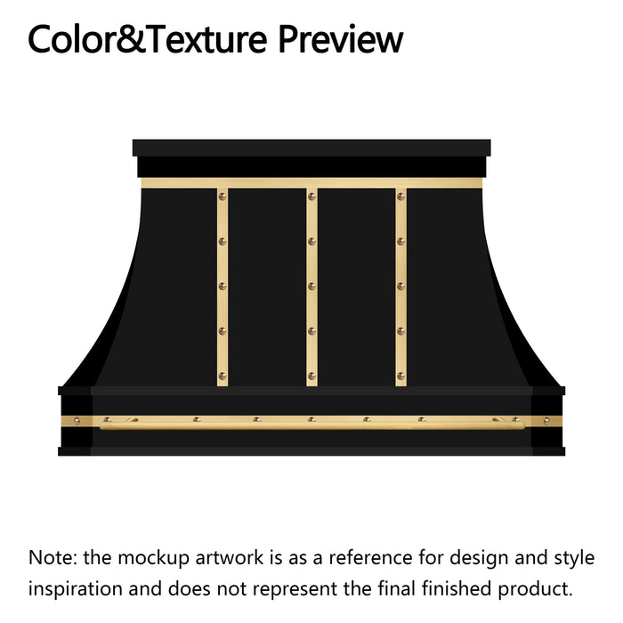RHM Black Stainless Steel Range Hood for Carol_Balance