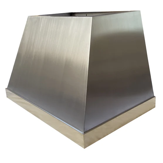 RHM Angled Brushed Stainless Steel Custom Range Hood H31 for Wayne