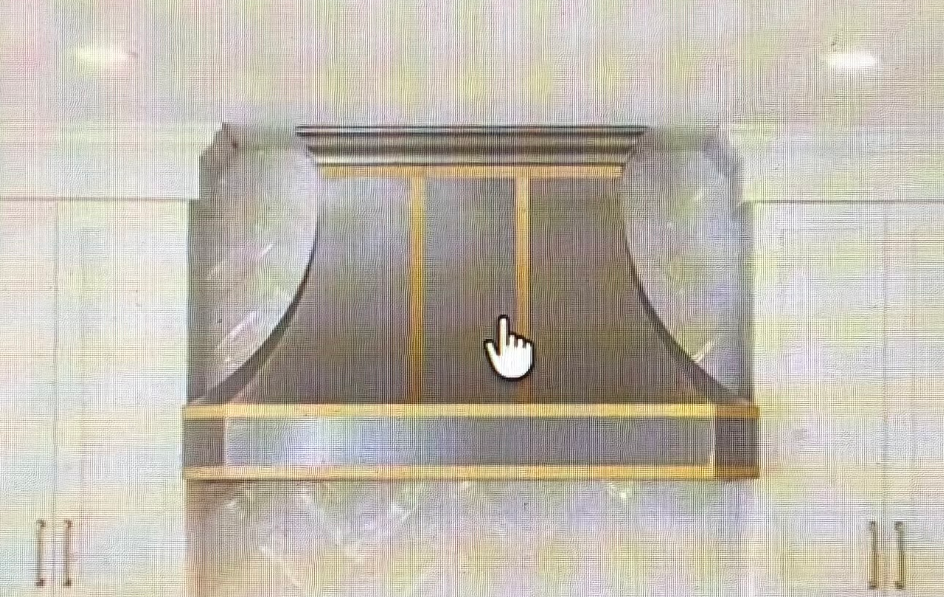 RHM Custom Brushed Stainless Steel Range Hood H3 for Linda