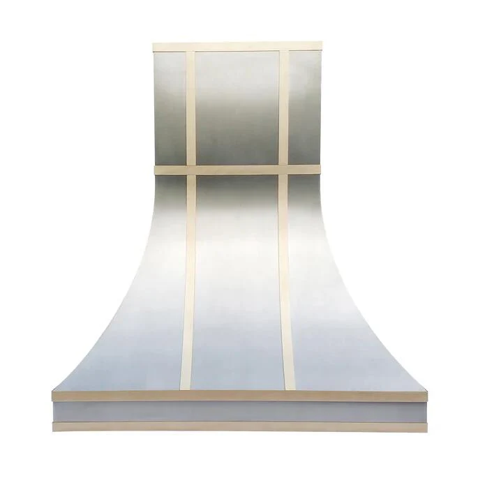 RHM Curved Stainless Steel Custom Range Hood H35-2VT1HT for Seth