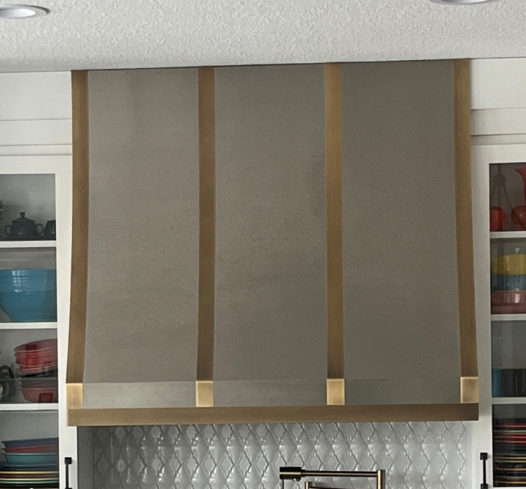 RHM Zinc Custom Kitchen Hood H8 for Marc_50% deposit