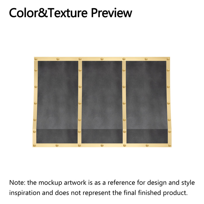 RHM Custom Zinc Designer Kitchen Hood H8-4TR-B for Diana's Project_#RHM251203