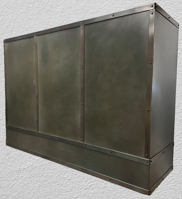 RHM Modern Box Customized Brass Range Hood H5 for Steve
