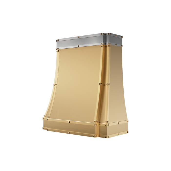 RHM Custom Range Hood Modern Curve Design H33-R9BS for Jennelle