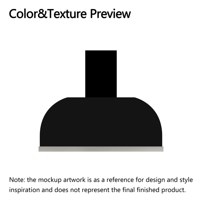 RHM Curved Custom Stainless Steel Range Hood H1 for Peter and Lisa