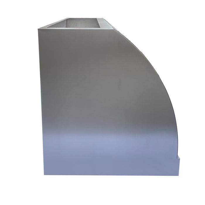 Stainless steel kitchen hood