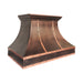 handcraft kitchen vent hoos with straps & rivets