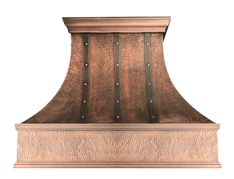 RHM Sweep Style Custom Copper Range Hood VH07TR2 for Patrick