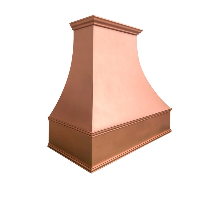 natural copper range hoods