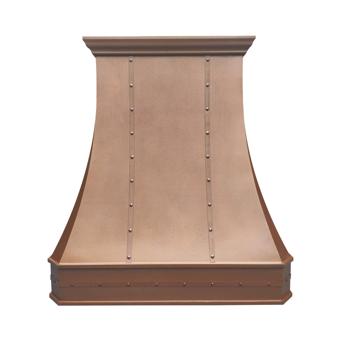 RHM Copper Wall Mount Range Hood 48"W x 51"H x 24"D-VH03TR (in-stock)