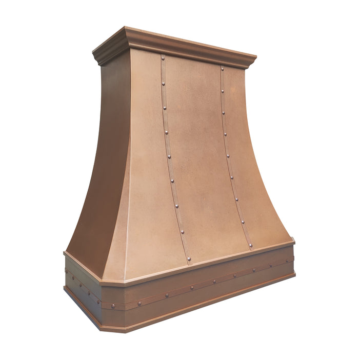 RHM Copper Wall Mount Range Hood 48"W x 51"H x 24"D-VH03TR (in-stock)