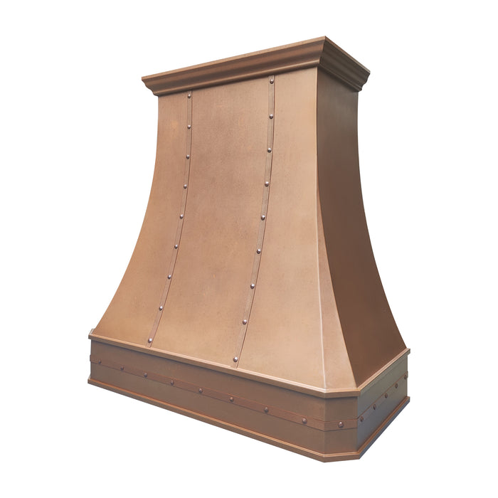 RHM Copper Wall Mount Range Hood 48"W x 51"H x 24"D-VH03TR (in-stock)