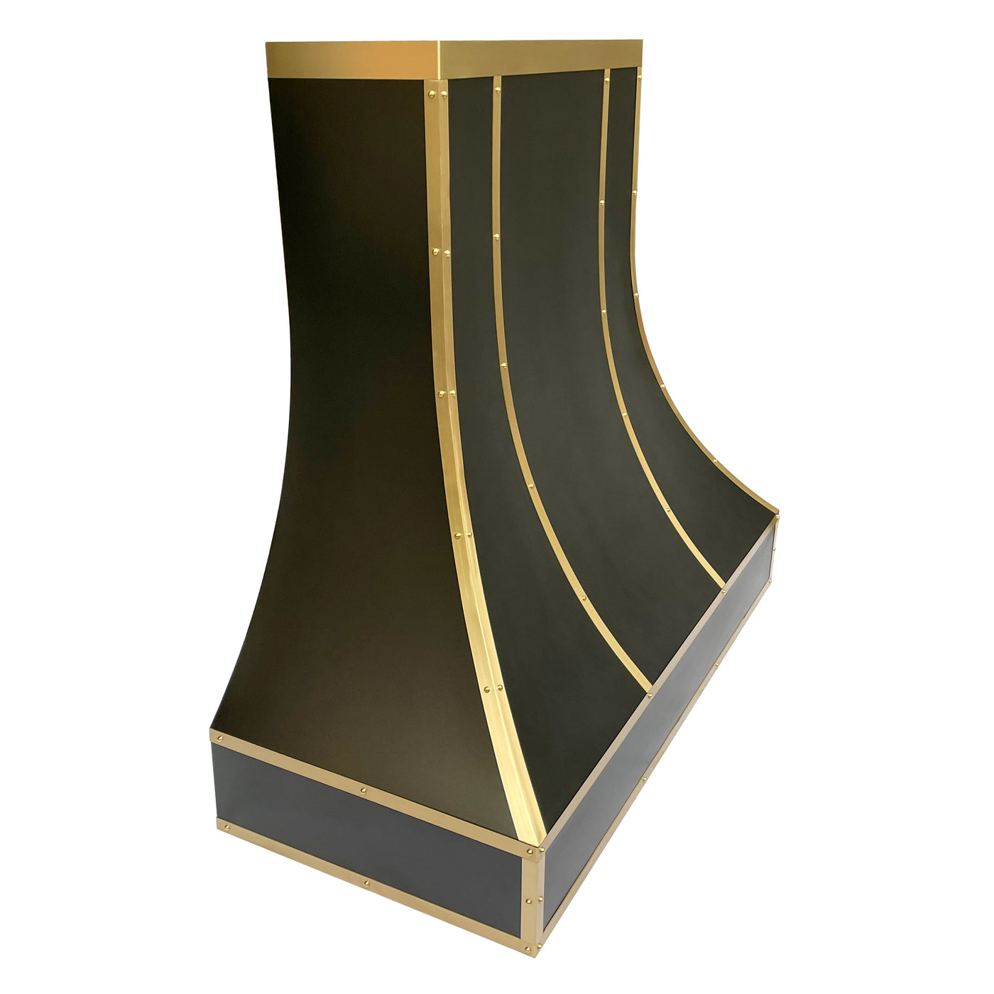 RHM Curved Stainless Steel Custom Range Hood SH35-2VT1HT — Rangehoodmaster