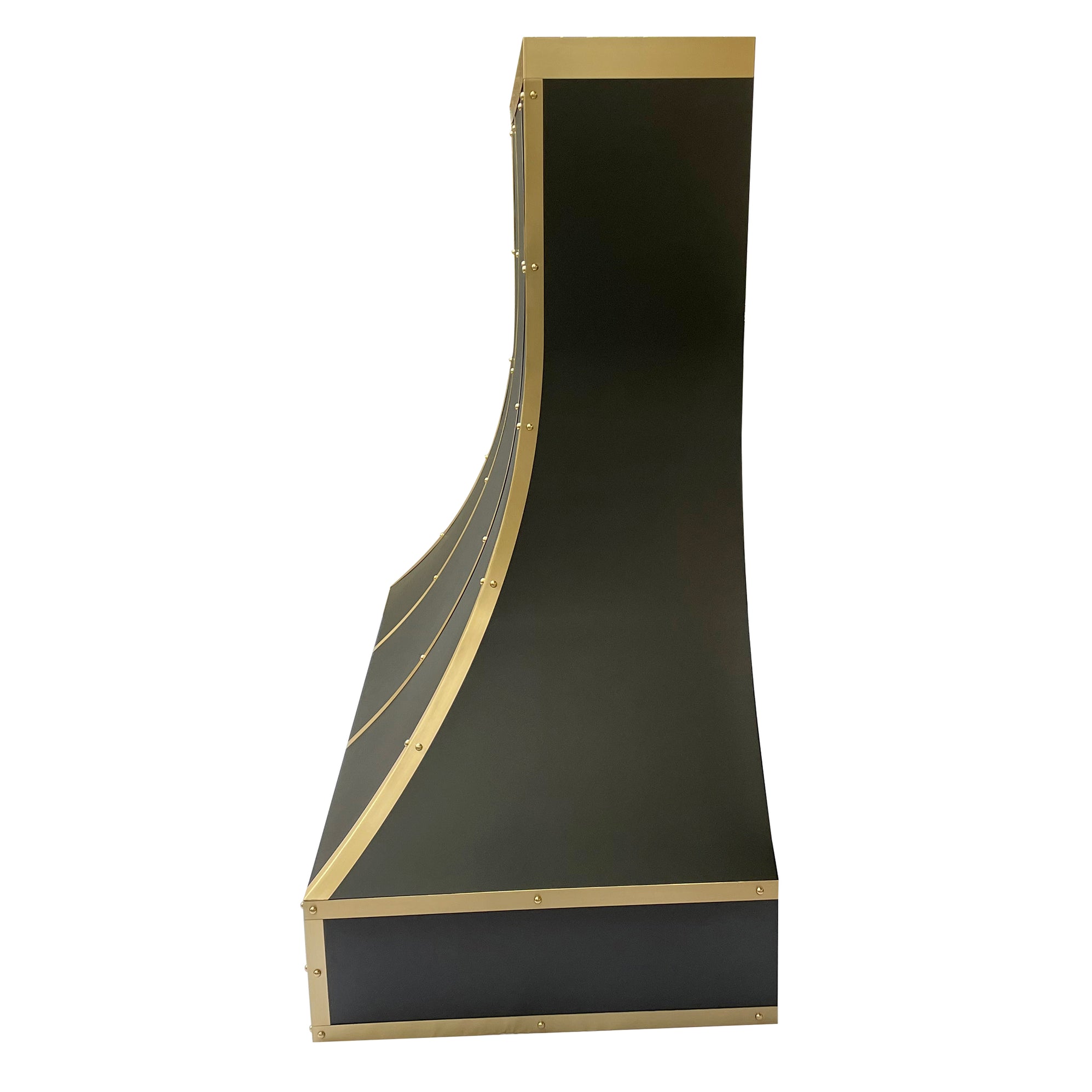 RHM Curved Stainless Steel Custom Range Hood SH35-2VT1HT — Rangehoodmaster