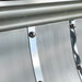 Custom Stainless Steel Range Hood with Mirror Bands