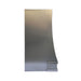 brushed stainless steel range hood