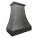 Rangehoodmaster heavy hammered copper range hood with apron  rivets
