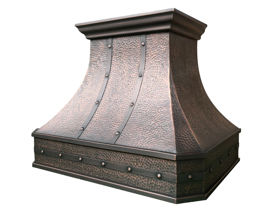 RHM Custom Antique Copper Kitchen Hood for Taryn_Balance